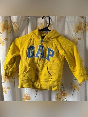 Yellow Baby Gap Hoodie Jacket